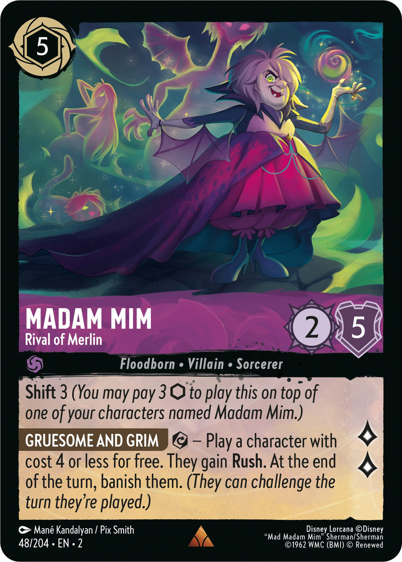 Madam Mim - Rival of Merlin (48/204) [Rise of the Floodborn] Disney