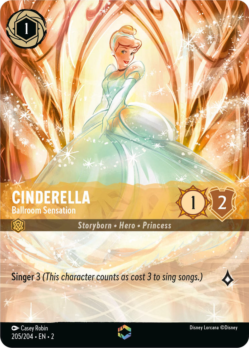 Cinderella - Ballroom Sensation (Alternate Art) (205/204) [Rise of the Floodborn] Disney