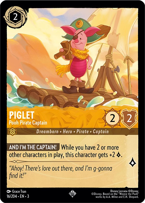 Piglet - Pooh Pirate Captain (16/204) [Into the Inklands] Disney