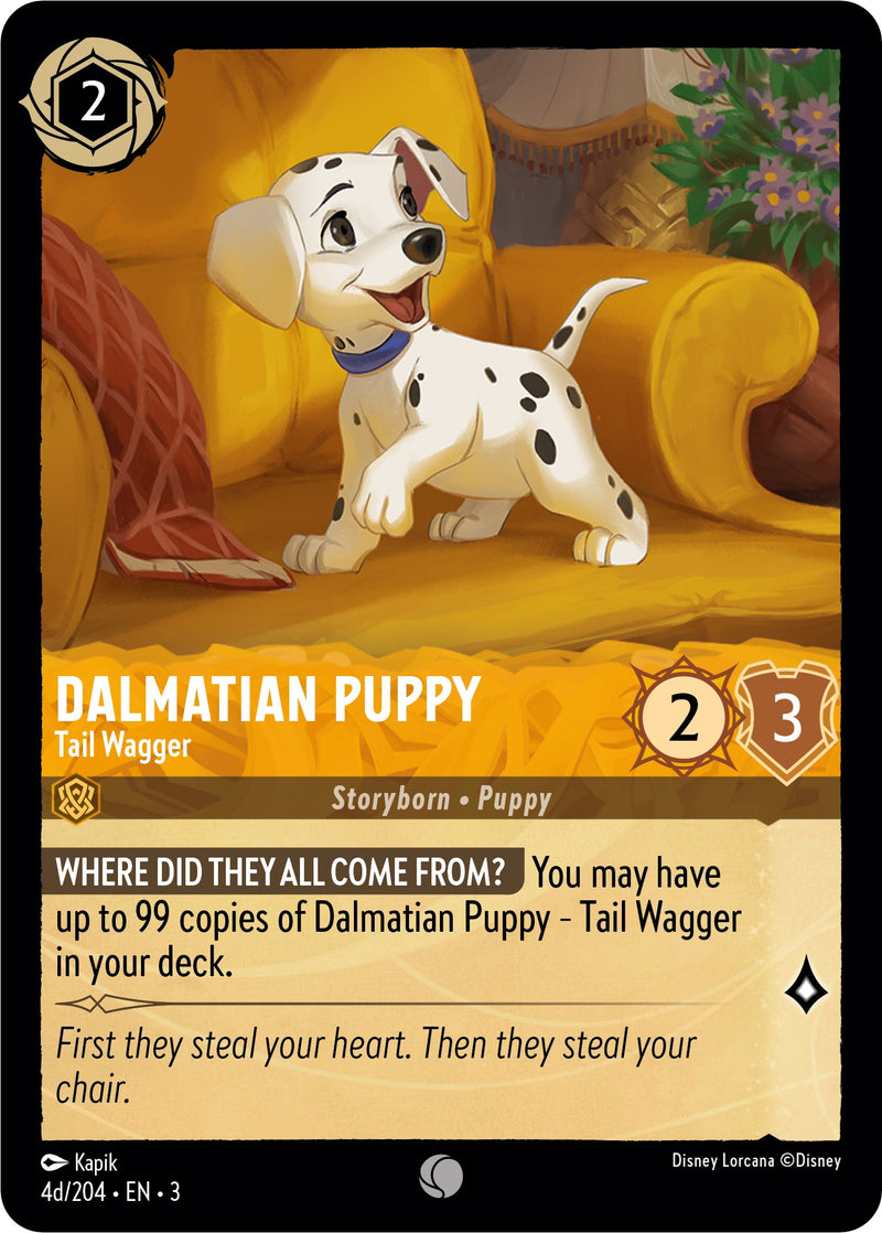 Dalmatian Puppy - Tail Wagger (4d) (4d/204) [Into the Inklands] Disney
