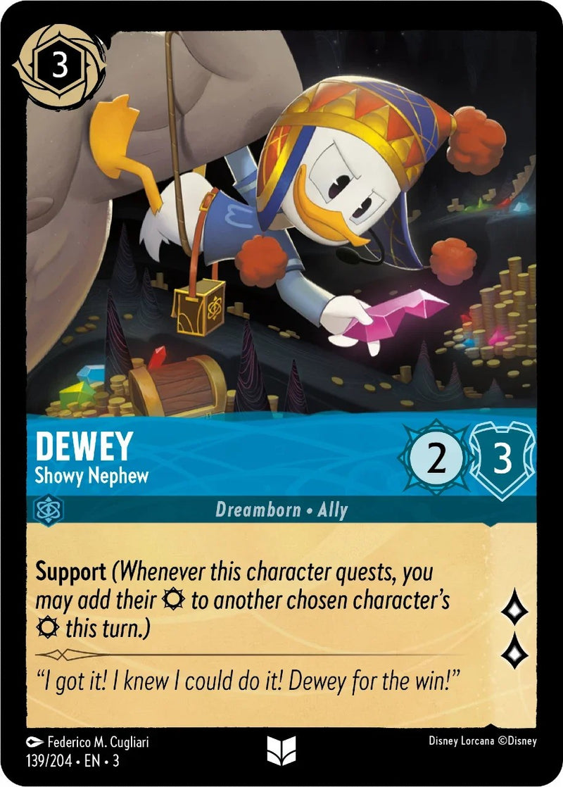 Dewey - Showy Nephew (139/204) [Into the Inklands] Disney