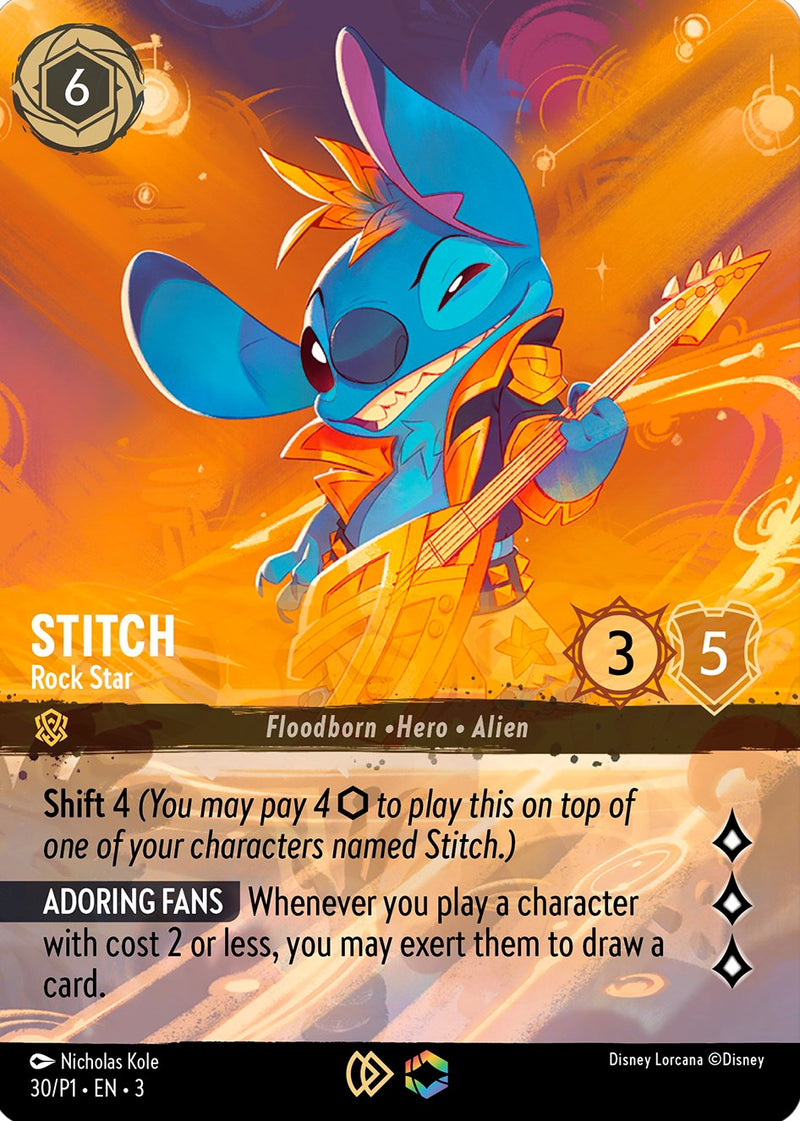 Stitch - Rock Star (Store Championship) (30) [Promo Cards] Disney