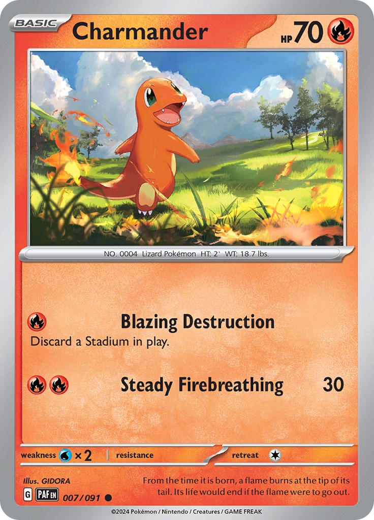 Charmander (007/091) [Scarlet & Violet: Paldean Fates] Pokémon