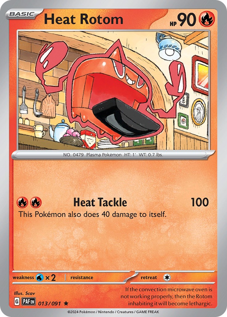 Heat Rotom (013/091) [Scarlet & Violet: Paldean Fates] Pokémon