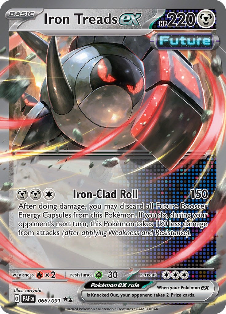Iron Treads ex (066/091) [Scarlet & Violet: Paldean Fates] Pokémon