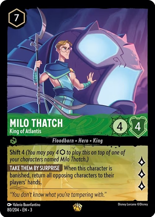 Milo Thatch - King of Atlantis (80/204) [Into the Inklands] Disney