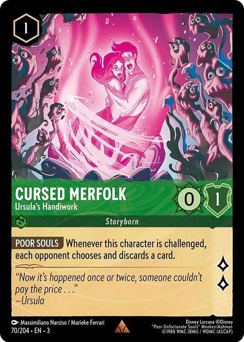 Cursed Merfolk - Ursula's Handiwork (70/204) [Into the Inklands] Disney