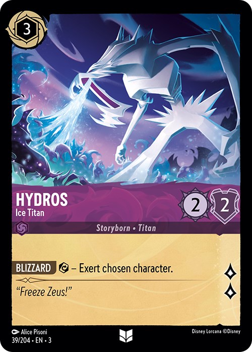 Hydros - Ice Titan (39/204) [Into the Inklands] Disney