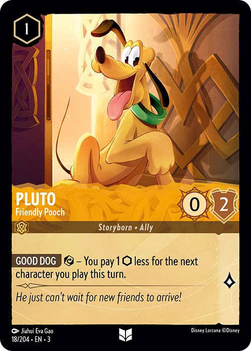Pluto - Friendly Pooch (18/204) [Into the Inklands] Disney