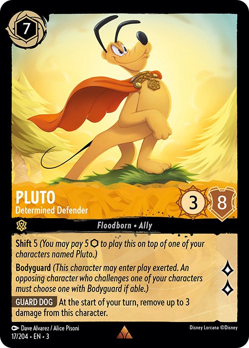 Pluto - Determined Defender (17/204) [Into the Inklands] Disney