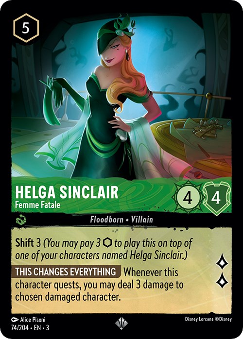 Helga Sinclair - Femme Fatale (74/204) [Into the Inklands] Disney