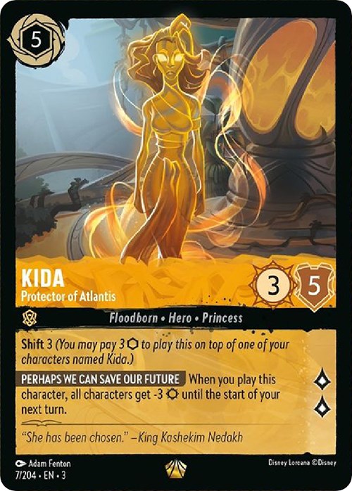 Kida - Protector of Atlantis (7/204) [Into the Inklands] Disney