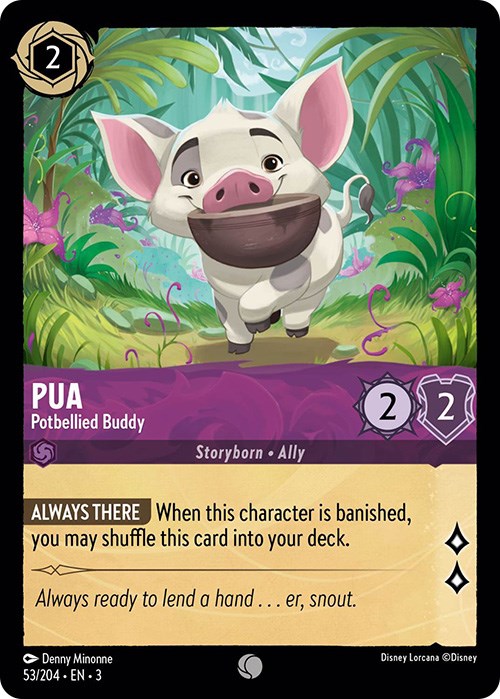 Pua - Potbellied Buddy (53/204) [Into the Inklands] Disney
