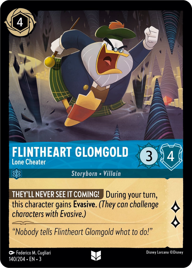 Flintheart Glomgold - Lone Cheater (140/204) [Into the Inklands] Disney