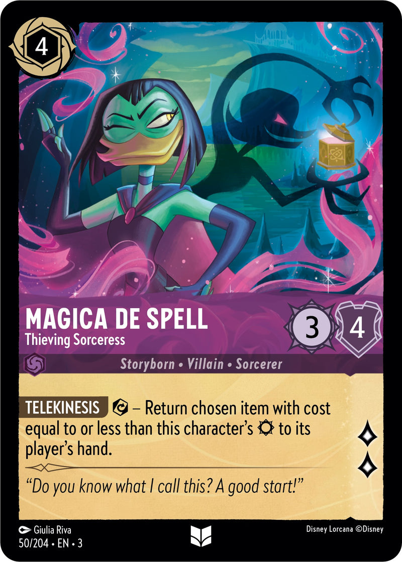 Magica De Spell - Thieving Sorceress (50/204) [Into the Inklands] Disney