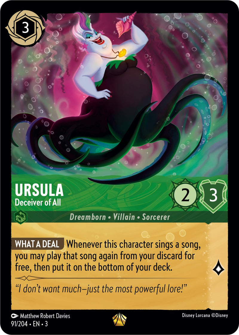 Ursula - Deceiver of All (91/204) [Into the Inklands] Disney