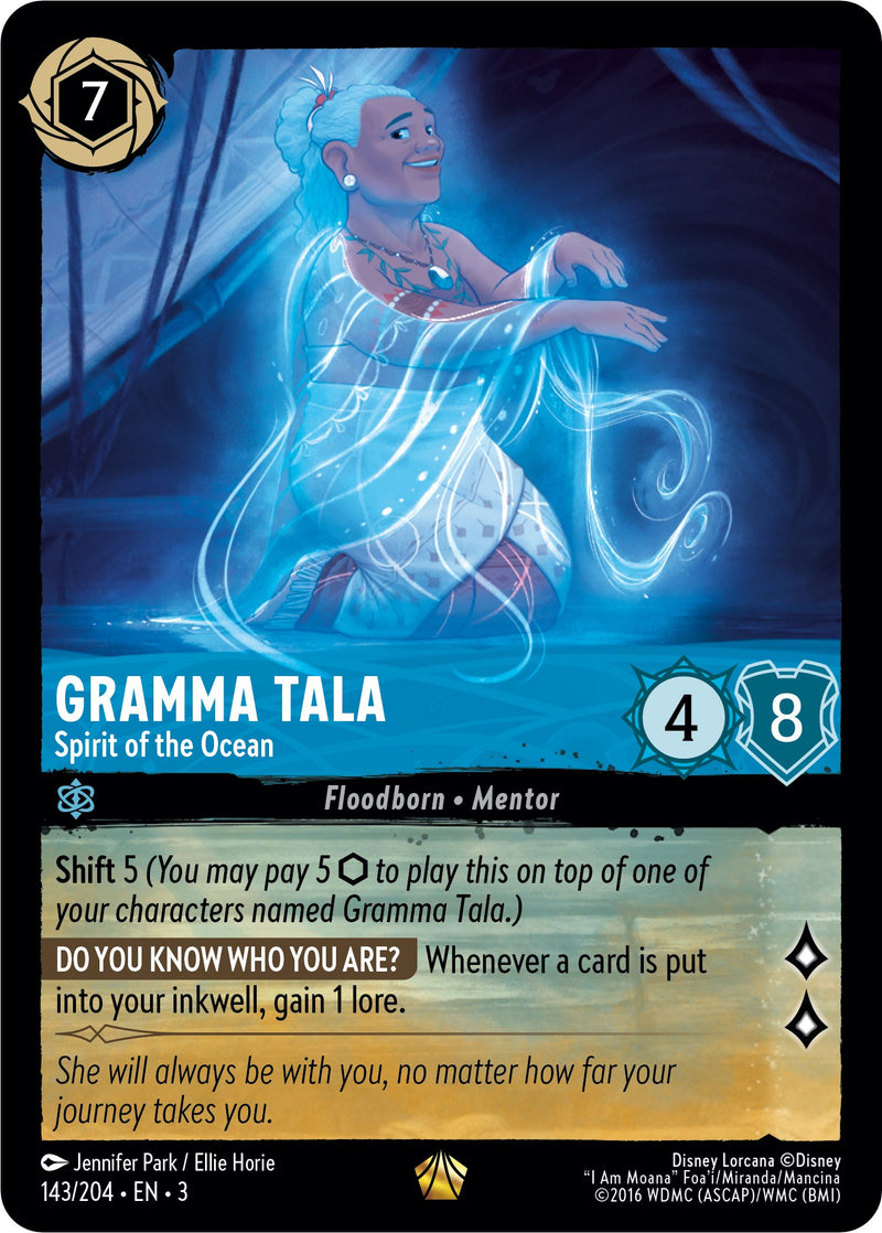 Gramma Tala - Spirit of the Ocean (143/204) [Into the Inklands] Disney