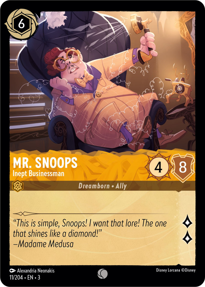 Mr. Snoops - Inept Businessman (11/204) [Into the Inklands] Disney