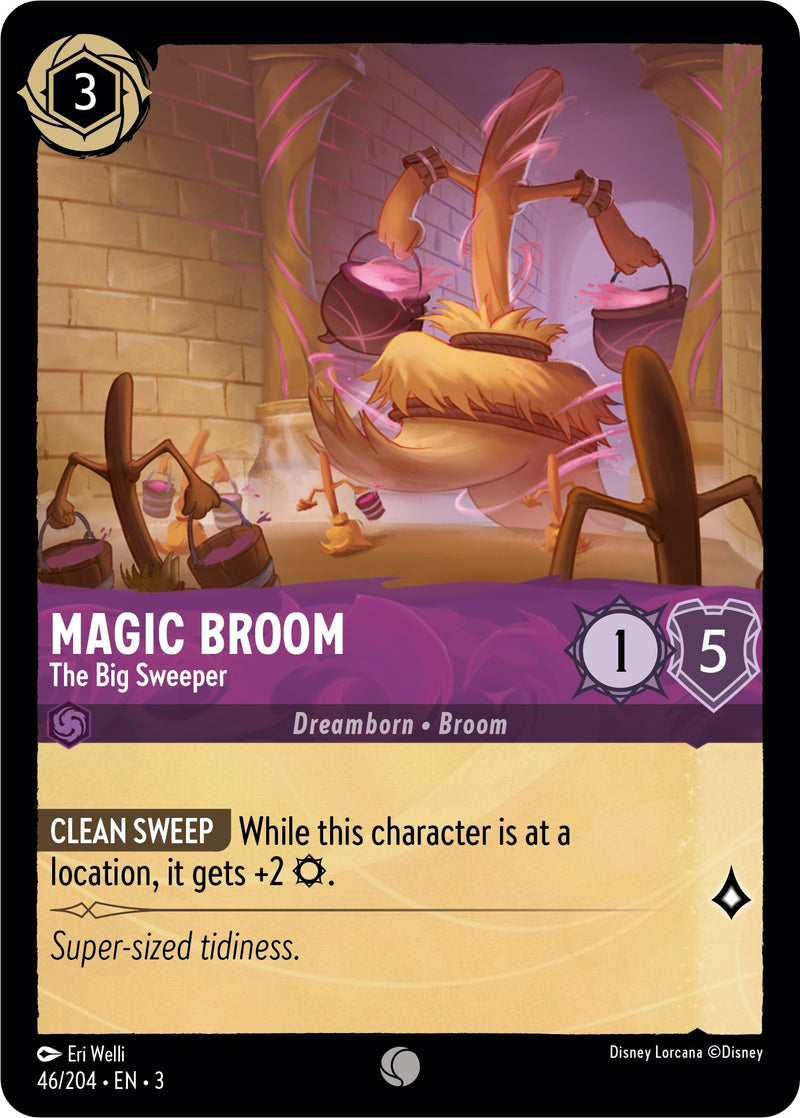 Magic Broom - The Big Sweeper (46//204) [Into the Inklands] Disney