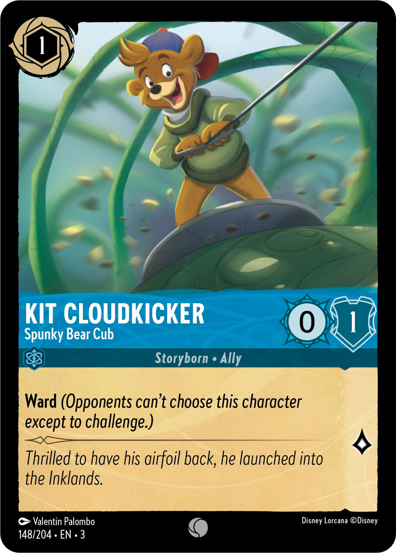 Kit Cloudkicker - Spunky Bear Cub (148/204) [Into the Inklands] Disney