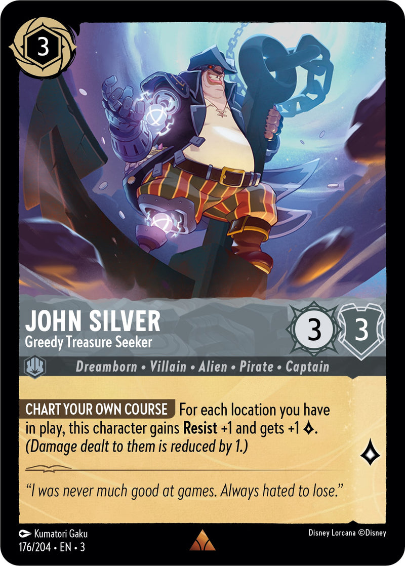 John Silver - Greedy Treasure Seeker (176/204) [Into the Inklands] Disney