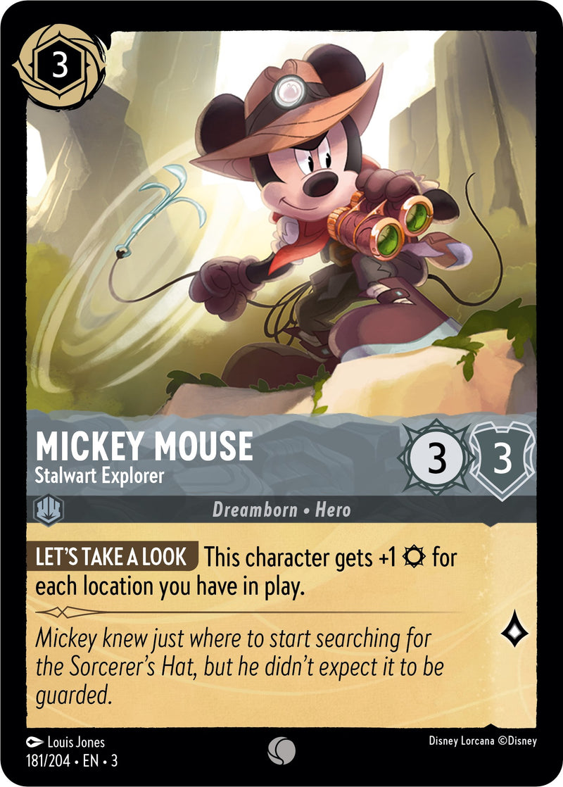 Mickey Mouse - Stalwart Explorer (181/204) [Into the Inklands] Disney