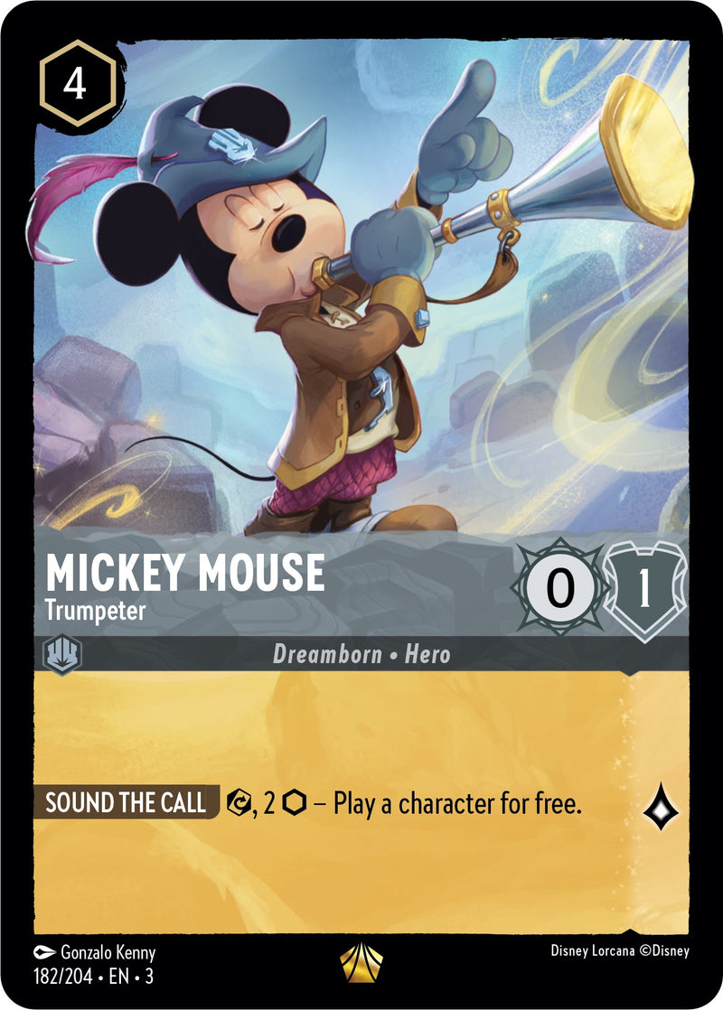 Mickey Mouse -Trumpeter (182/204) [Into the Inklands] Disney