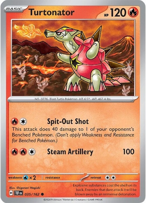 Turtonator (035/162) [Scarlet & Violet: Temporal Forces] Pokémon
