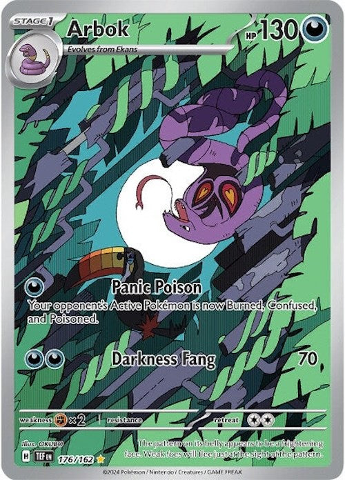 Arbok (176/162) [Scarlet & Violet: Temporal Forces] Pokémon
