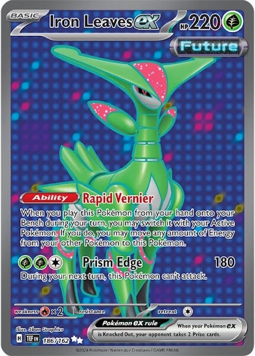 Iron Leaves ex (186/162) [Scarlet & Violet: Temporal Forces] Pokémon