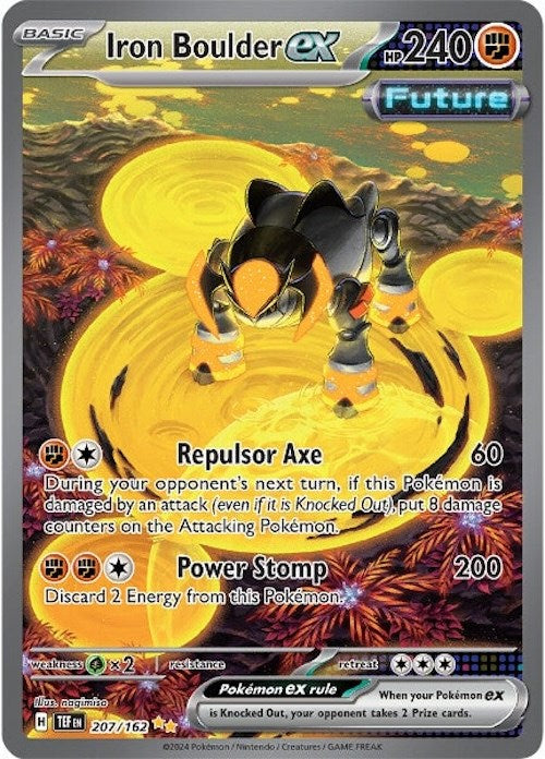 Iron Boulder ex (207/162) [Scarlet & Violet: Temporal Forces] Pokémon