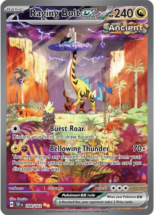 Raging Bolt ex (208/162) [Scarlet & Violet: Temporal Forces] Pokémon