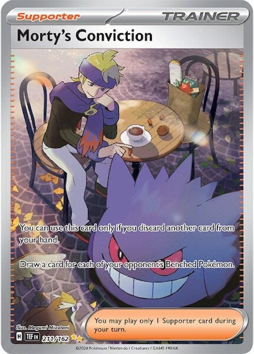 Morty's Conviction (211/162) [Scarlet & Violet: Temporal Forces] Pokémon