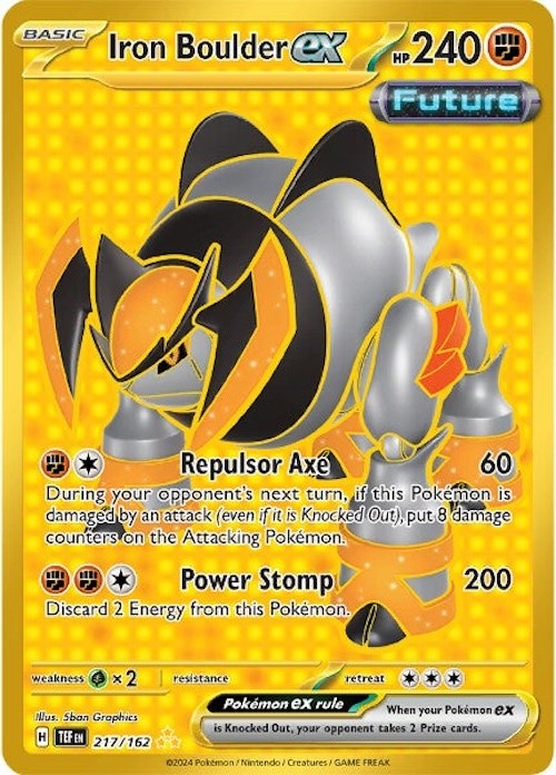 Iron Boulder ex (217/162) [Scarlet & Violet: Temporal Forces] Pokémon