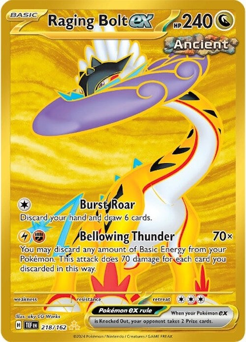 Raging Bolt ex (218/162) [Scarlet & Violet: Temporal Forces] Pokémon