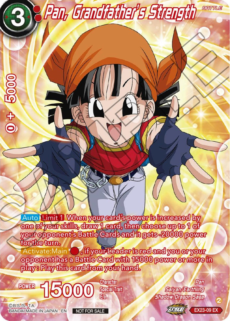 Pan, Grandfather's Strength (Premium Alt-Art Card Set 2024 Vol.1) (EX23-09) [Promotion Cards] Dragon Ball Super