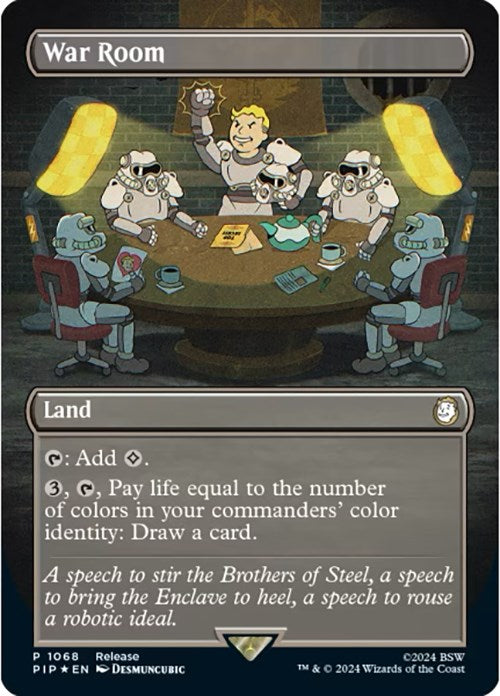 War Room (Borderless) [Fallout Promos] Magic: The Gathering