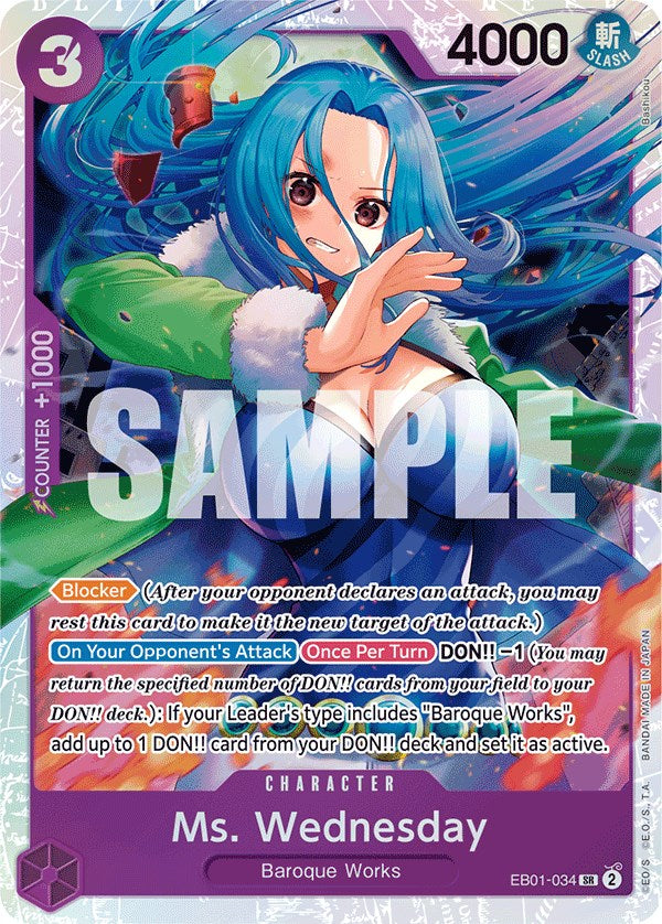 Ms. Wednesday [Extra Booster: Memorial Collection] Bandai