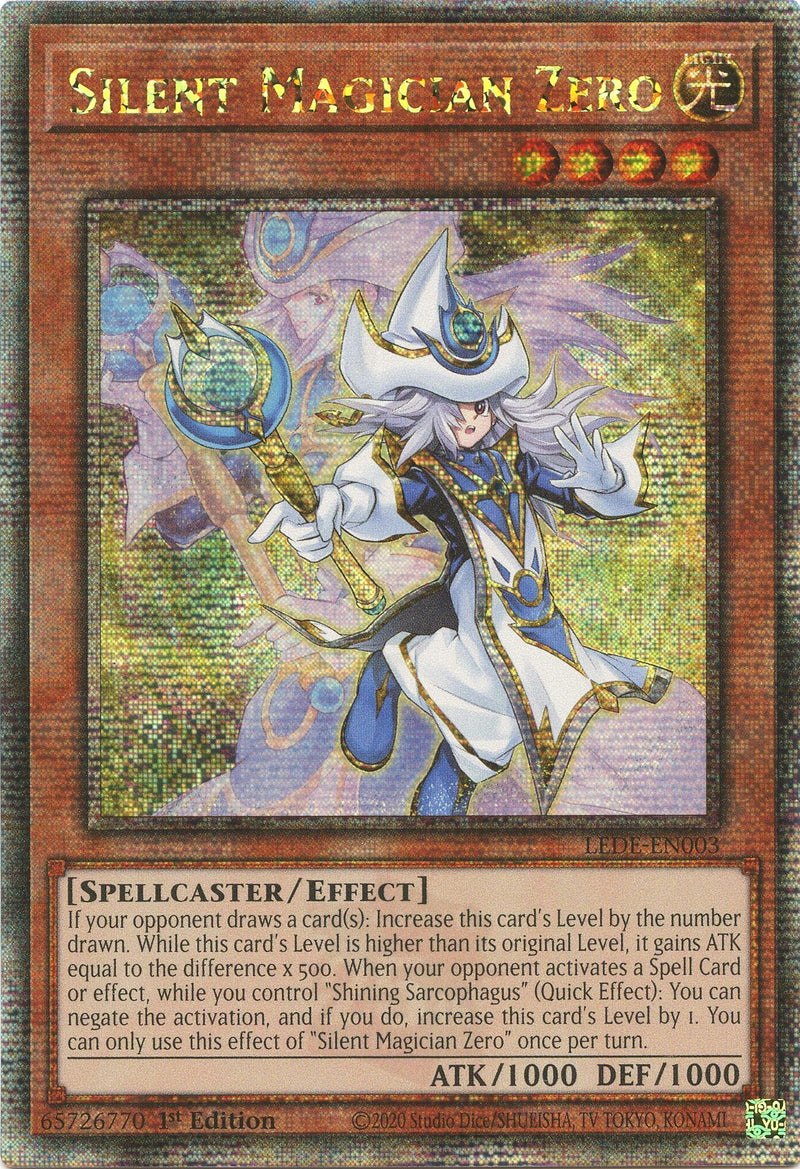 Silent Magician Zero [LEDE-EN003] Quarter Century Secret Rare Yu-Gi-Oh!