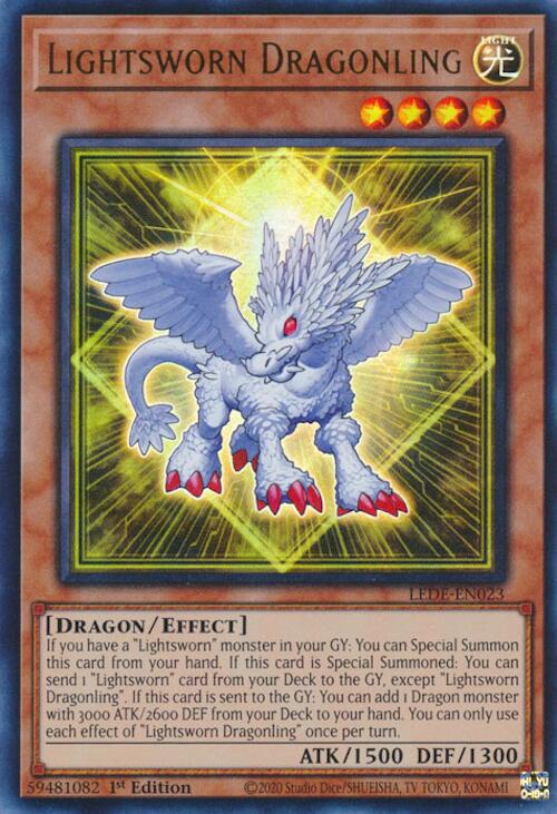 Lightsworn Dragonling [LEDE-EN023] Ultra Rare Yu-Gi-Oh!