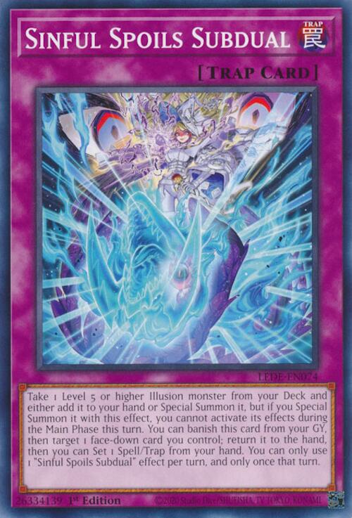 Sinful Spoils Subdual [LEDE-EN074] Common Yu-Gi-Oh!