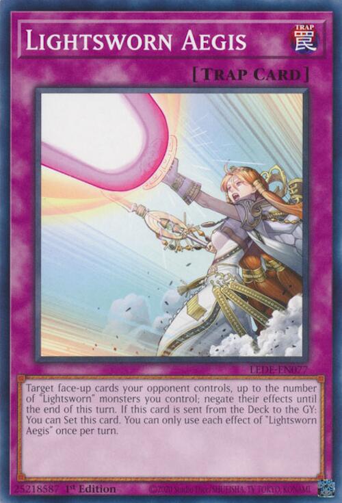 Lightsworn Aegis [LEDE-EN077] Common Yu-Gi-Oh!