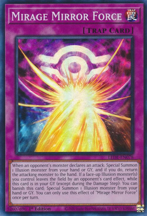 Mirage Mirror Force [LEDE-EN078] Super Rare Yu-Gi-Oh!