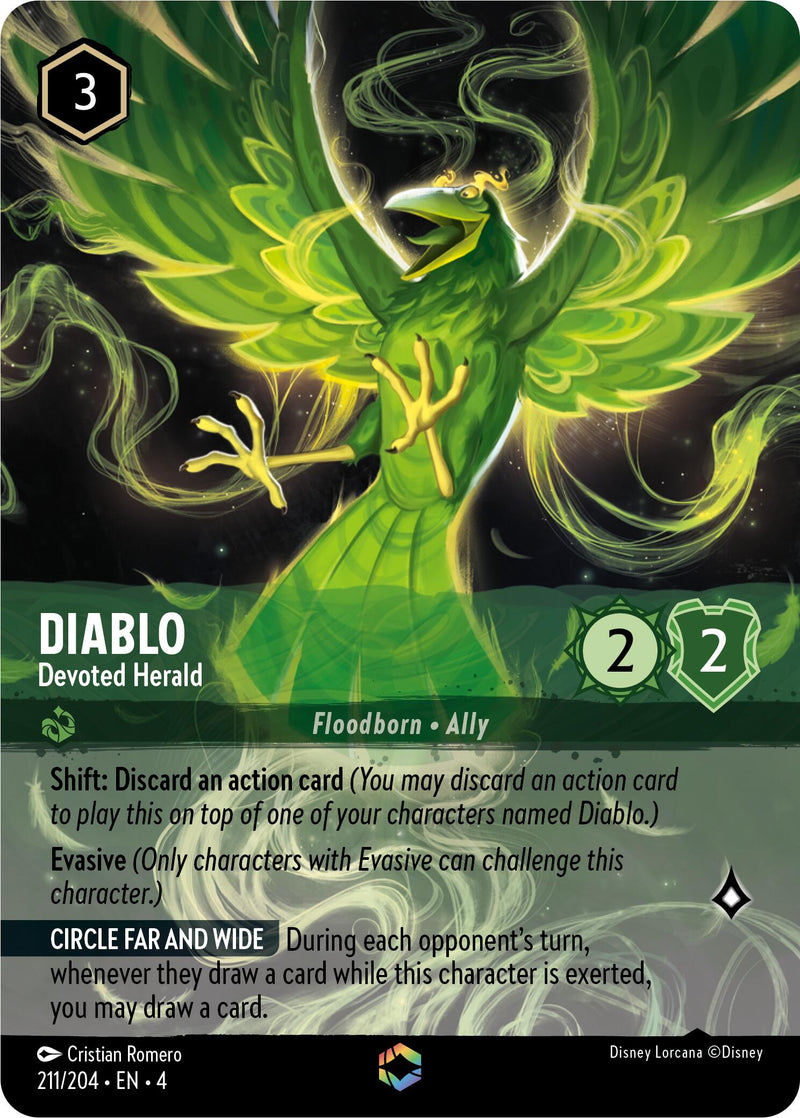 Diablo - Devoted Herald (Enchanted) (211/204) [Ursula's Return] Disney