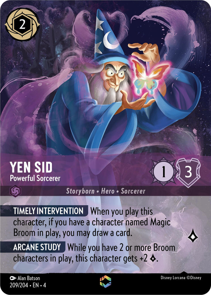 Yen Sid - Powerful Sorcerer (Enchanted) (209/204) [Ursula's Return] Disney