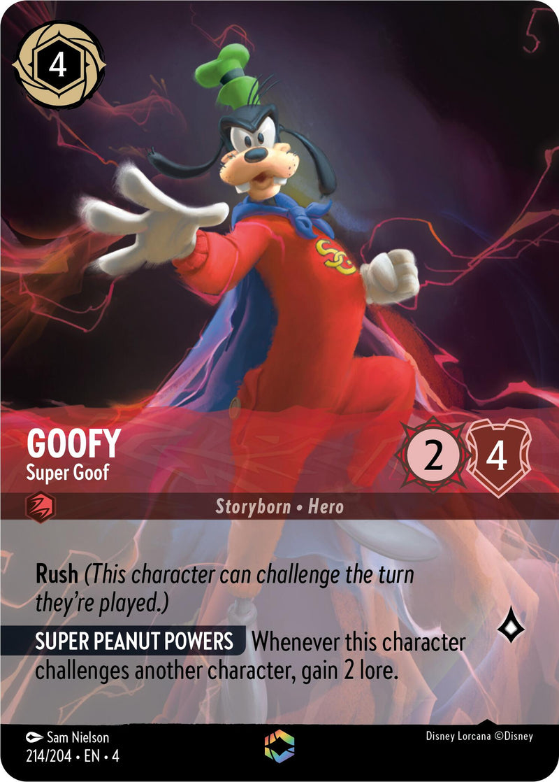 Goofy - Super Goof (Enchanted) (214/204) [Ursula's Return] Disney