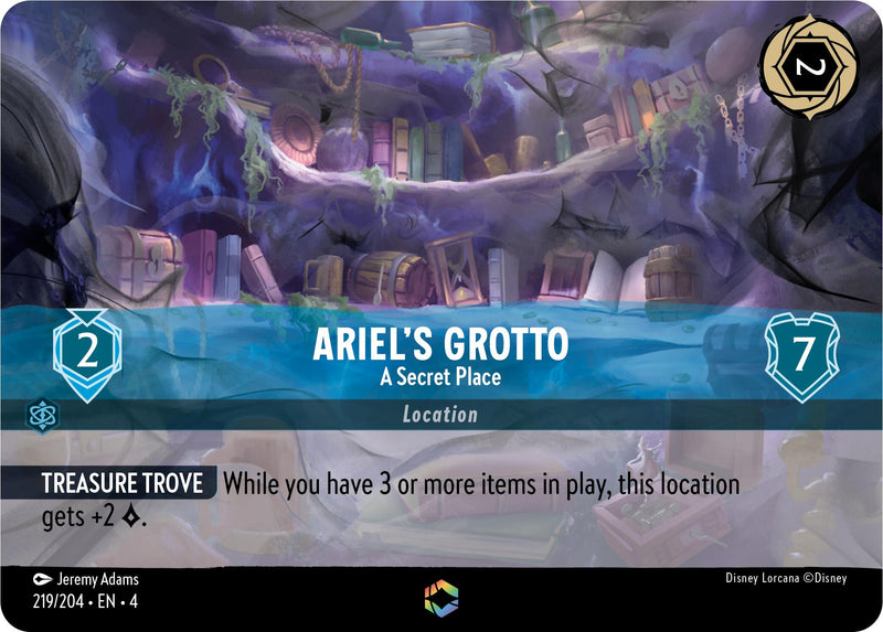 Ariel's Grotto - A Secret Place (Enchanted) (219/204) [Ursula's Return] Disney