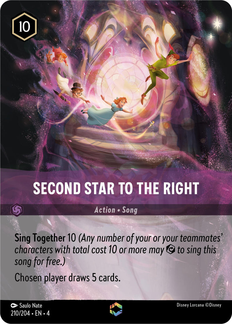 Second Star to the Right (Enchanted) (210/204) [Ursula's Return] Disney