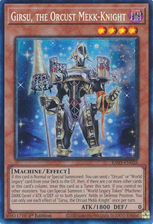 Girsu, the Orcust Mekk-Knight (CR) [RA03-EN026] Prismatic Collector's Rare