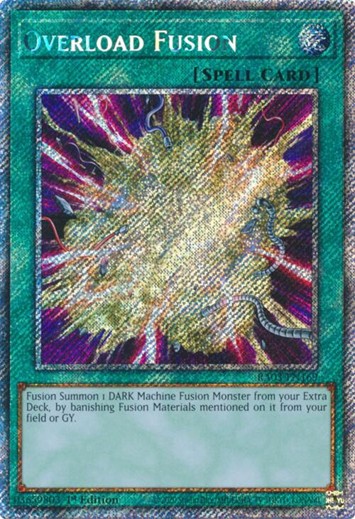 Overload Fusion (Platinum Secret Rare) [RA03-EN169] Platinum Secret Rare